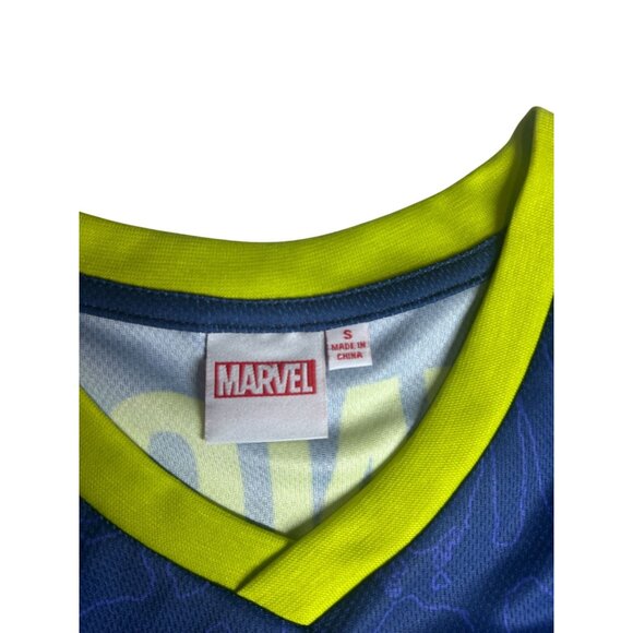 Marvel Venom Short Sleeve Graphic Jersey Shirt Men's Small Purple and Green NEW - Picture 5 of 8